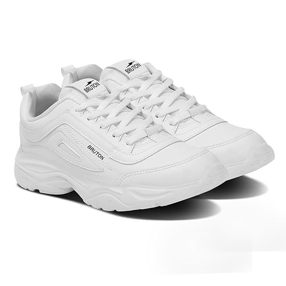 BRUTON EVA Lite Sneakers Casual Shoes Walking Shoes for Men-White