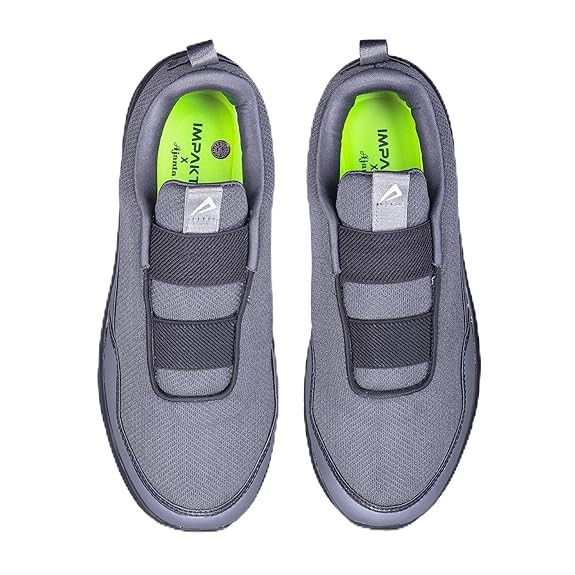 Impakto Slip On Men's Walking, Running Shoes, Lightweight Soft & Comfortable Shoes